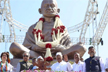 Mallikarjun Kharge unveils Mahatma Gandhi statue in Belagavi